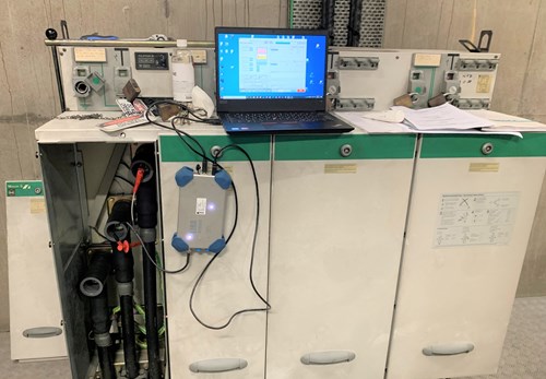 line resonance analysis for cable monitoring