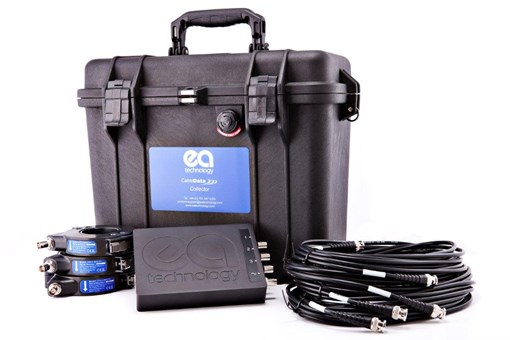 Test for partial discharge in live HV cables